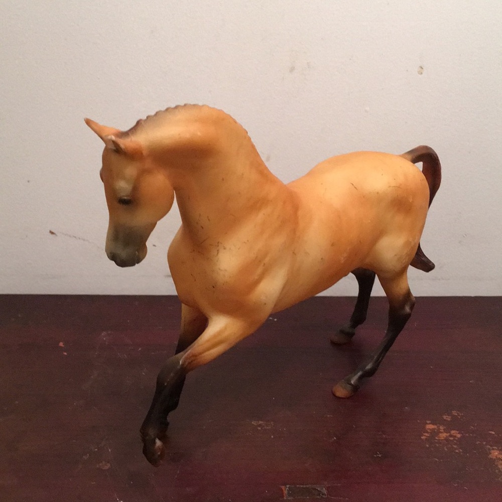 Breyer Tan and Brown Horse Figurine